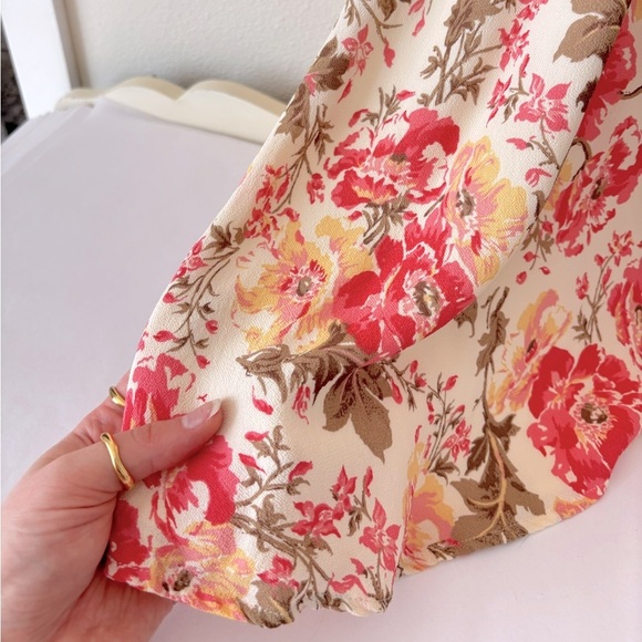 Reformation Cassandra Cream Maxi Sundress Spaghetti Strap Sleeveless Size 10 - Picture 8 of 10